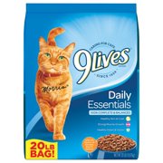 9Lives Daily Essentials Dry Cat Food, 20-Pound Bag
